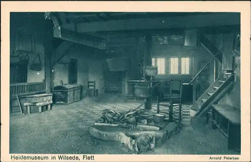 Wilsede-Bispingen Heidemuseum Flett - Wohnung Zimmer Innenansichten 1930