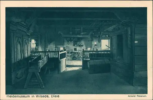 Wilsede-Bispingen Heidemuseum DIELE Wohnungen Zimmer Innenansichten 1930