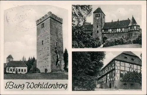 Sillium-Holle (LK Hildesheim) Burg Wohldenberg mit Wald-Gasthaus Pension  1960