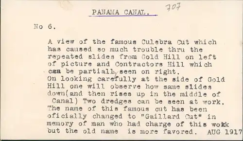 Panama  ) Panamakanal Kanal Passage Panama Real-Photo Echtfoto 1917 Privatfoto