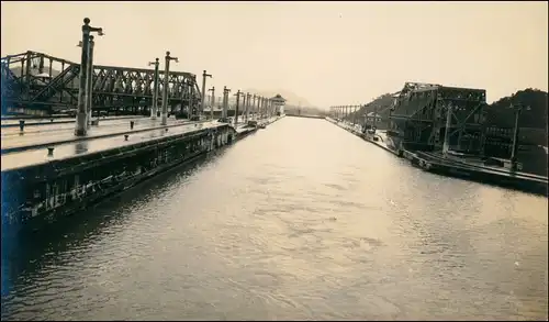 Panama  Panamakanal Miraflores Panama Real-Photo   Kanalzone 1917 Privatfoto