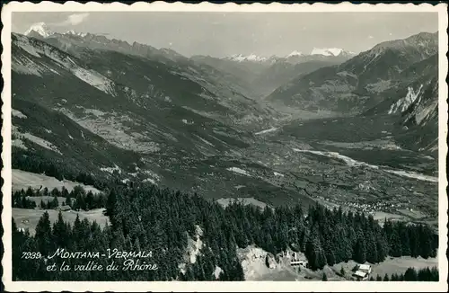 Ansichtskarte Crans-Montana Umlandansichten, Berge 1962