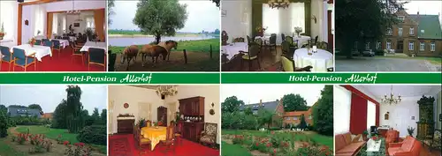 Sammelkarte Rethem Klappkarte Reklame Hotel Heinrich Rodewald 1978