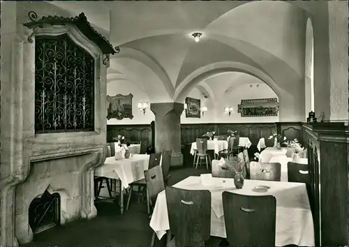 München RATSKELLER, Alt-München mit Bilder Maler F. Heubner 1960