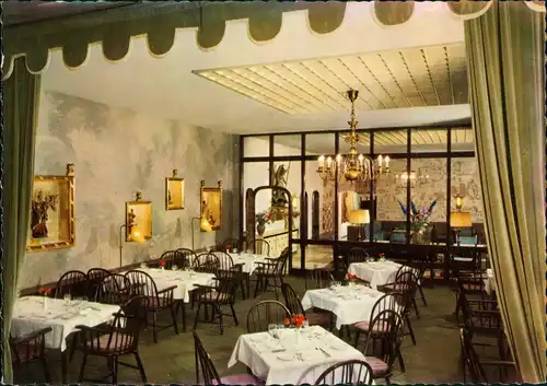 München EDEN-HOTEL WOLFF (gegenüber Hauptbahnhof) Innenansicht 1960