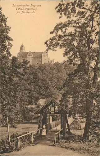 Ansichtskarte Rochsburg-Lunzenau Schloß Rochsburg Umland, Ansicht 1910