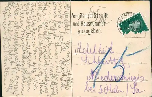 Berlin Spielzeug Auto Leporello-Karte mit 9 Stadtteil 1929 Leporello