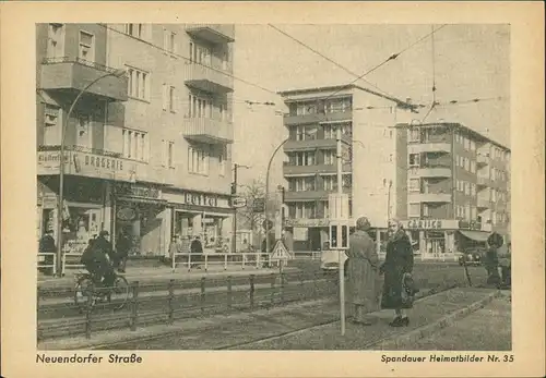 Spandau-Berlin Spandauer Volksblatt Geschäfte Neuendorfer Straße 1960