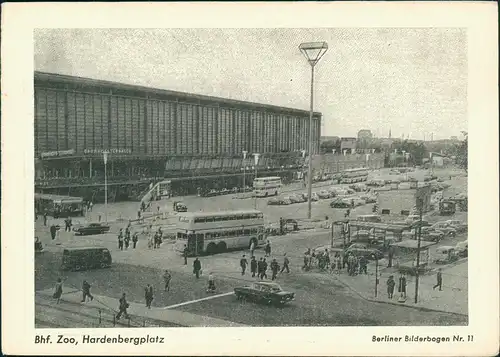 Spandau-Berlin Spandauer Volksblatt Bahnhof Zoo Hardenbergplatz 1962