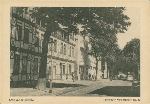 Spandau-Berlin Spandauer Volksblatt Heimatbild Staakener Straße 1959