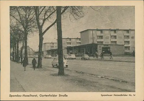 Spandau-Berlin Spandauer Heimatbild Haselhorst, Gartenfelder Straße 1959