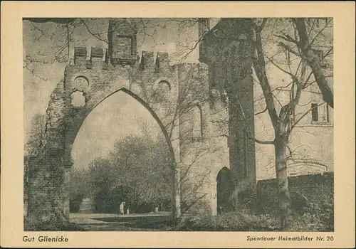 Spandau-Berlin Gut Glienicke Heimatbild Spandauer Volksblatt (Sammlerkarte) 1959