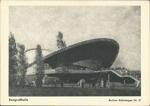 Spandau-Berlin Spandauer Volksblatt Sammlerkarte: Kongreßhalle 1962