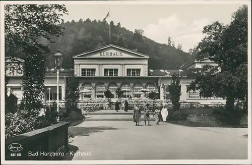 Ansichtskarte Bad Harzburg Kurhaus, Ausblick 1940