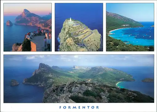 Postales Formentor Mehrbildkarte 5 Panorama & Luftbild-Ansichten 2000