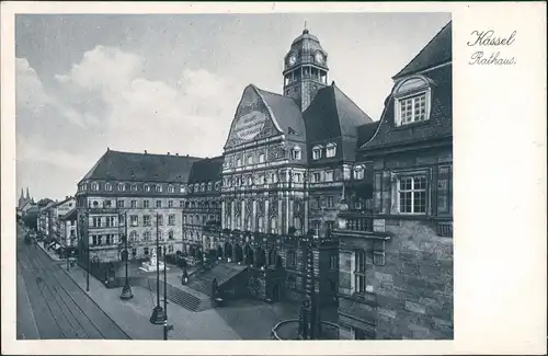 Ansichtskarte Kassel Cassel Rathaus, Kassel, Ansichten 1930