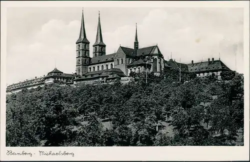 Ansichtskarte Bamberg Bamberg, Michaelsberg, Dom 1940