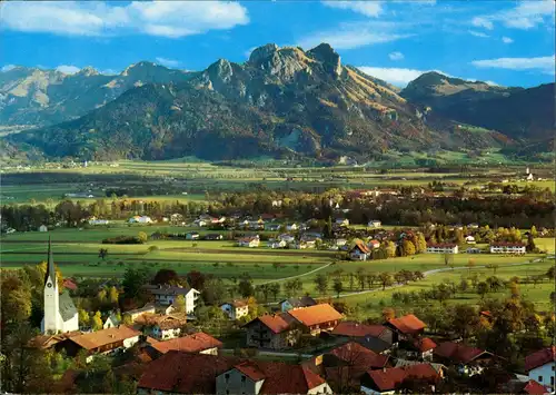 Ansichtskarte Degerndorf am Inn-Brannenburg Blick auf die Stadt 1973