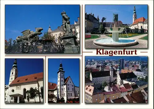 Ansichtskarte Klagenfurt Stadtansichten MB 2003