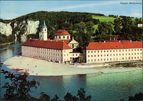 Ansichtskarte Kelheim Kloster Weltenburg Gesamtansicht 1972