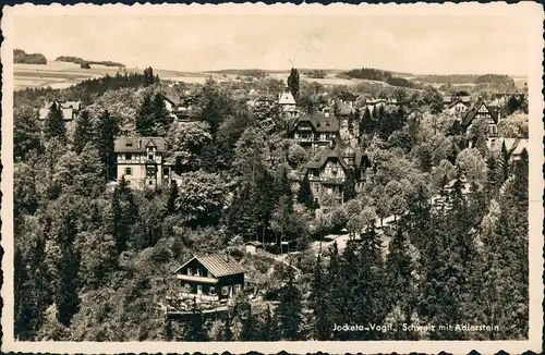 Ansichtskarte Jocketa-Pöhl Stadt Adlerstein 1940