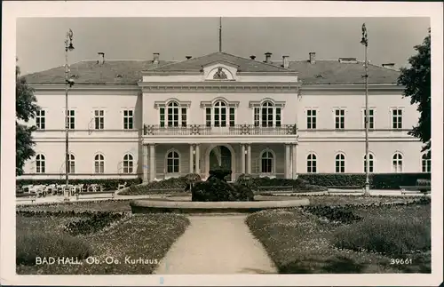 Ansichtskarte Bad Hall Kurhaus Außen-Ansicht 1953