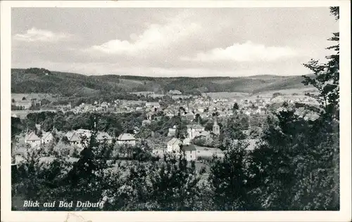 Ansichtskarte Bad Driburg Panorama-Ansicht 1957