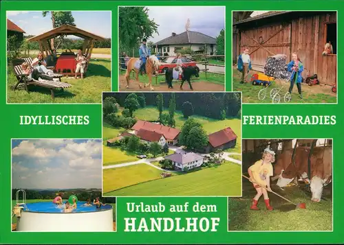 Ansichtskarte Walderbach Handlhof Mehrbild 1989