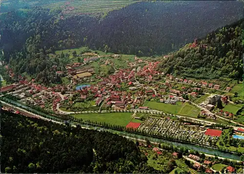 Ansichtskarte Bad Liebenzell Luftbild 1975