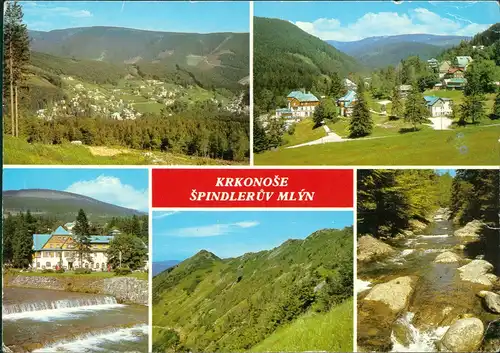 Spindlermühle Špindlerův Mlýn | Spindelmühle Bauden, Umlandansichten 1986