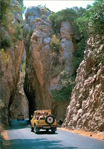 Postales Sa Calobra (Mallorca) Carretera Felsen Jeep Autos 1996