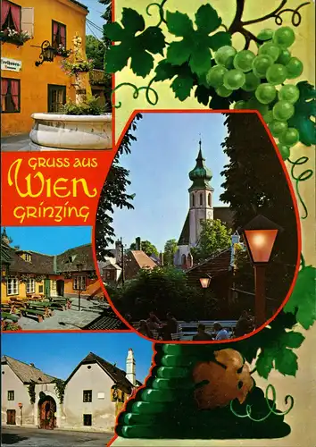 Ansichtskarte Wien Beethovenhaus im Stadtteil Grinzing, Mehrbildkarte 1980
