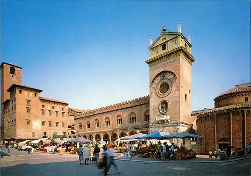 Mantua Mantova Piazza delle Erbe Place des herbes Vegetables square 2000