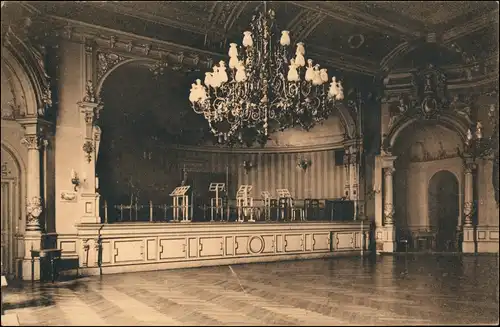 Ansichtskarte Strehlen-Dresden Tanzgaststätte Königshof - Saal 1910