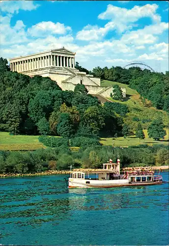 Ansichtskarte Donaustauf Walhalla - Fahrgastschiff 1978