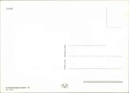 Cartoline Capri Stadt, Umland, Straßen 1998