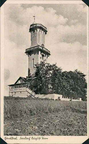 Gönnsdorf/Pappritz-Dresden Friedrich August Turm Gaststätte 1936
