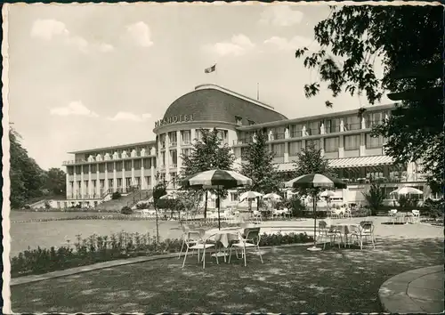 Ansichtskarte Bremen Parkhotel 1957   gelaufen mit Stempel Berlin-WITTENAU