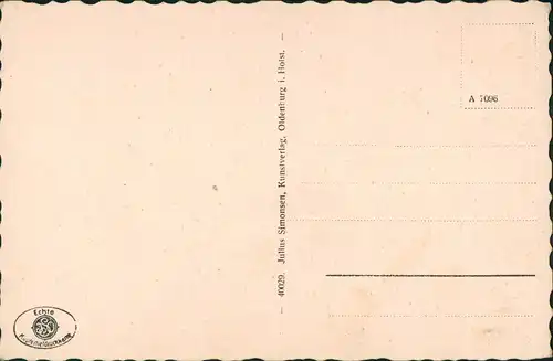 Postcard Großmöllen Mielno Windstärke 9 Segelboot 1928