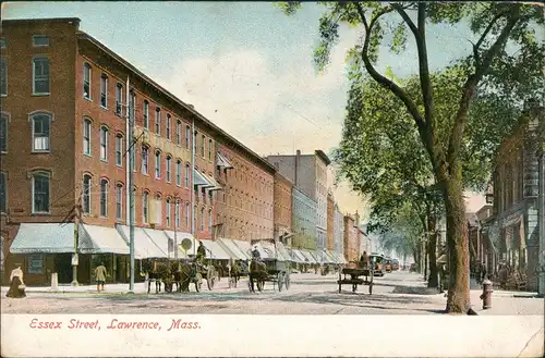 Postcard Lawrence Essex Street 1912