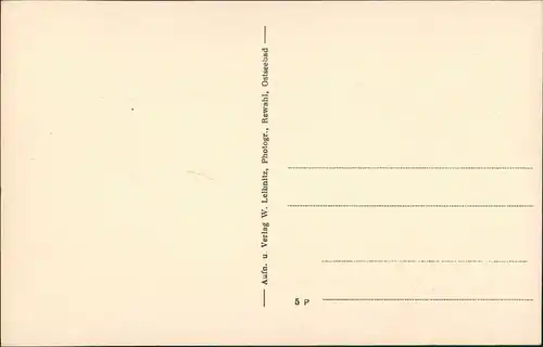 Postcard Rewahl Rewal Abenstimmung b. Kolberg 1922
