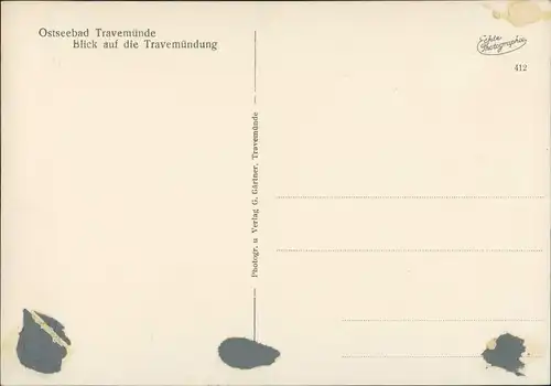 Travemünde-Lübeck Hafen, Blick auf die Travemündung, Schiffe 1930