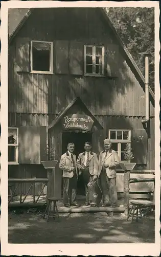 Altenberg (Erzgebirge) Waldschänke "Altes Raupennest Erzgebirgslieder Trio 1932
