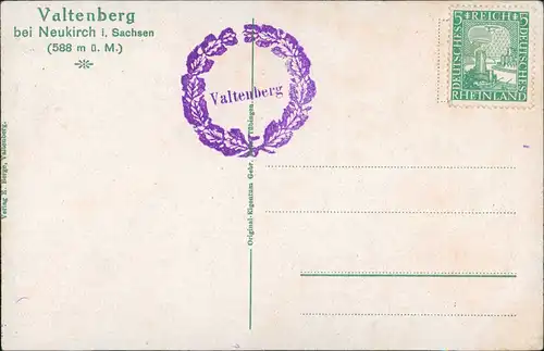 Neukirch (Lausitz) Oberneukirch | Wjazońca Valtenberg-Gasthaus 1925