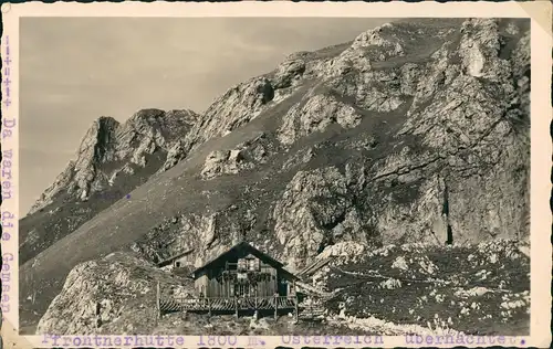 Kempten (Allgäu) Umlandansicht Pfrontner Hütte des Alpenverein 1940