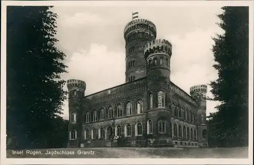 .Mecklenburg-Vorpommern Insel Rügen Jagdschloss Granitz Jagd-Schloss Castle 1925