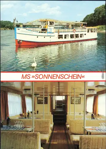 Petriförder-Magdeburg MS Sonnenschein - Außen- und In  1988