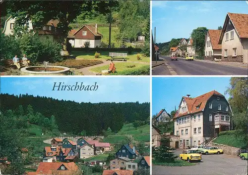 Hirschbach Grünanlage, Hauptstraße, FDGB-Erholungsheim "Einheit",   1988
