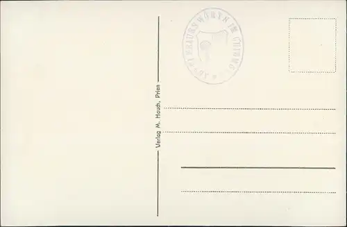 Ansichtskarte Chiemsee Fraueninsel - Chiemsee Blick gegen Alpen Berge 1940