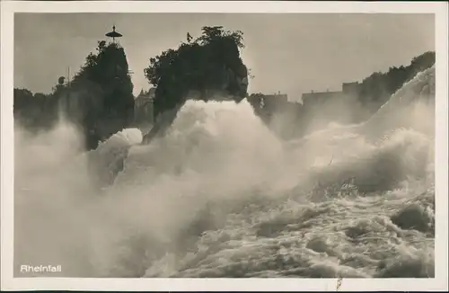 Neuhausen am Rheinfall Rheinfall River Rhine Waterfall, Wasserfall 1930